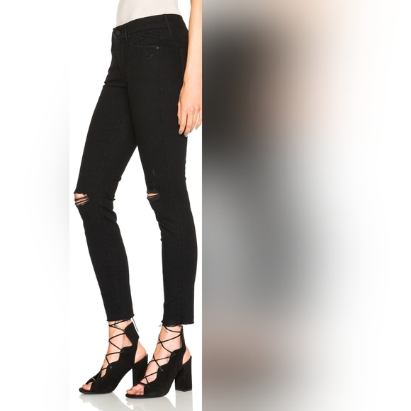 MOTHER Looker Ankle Fray Jeans - Picture 5 of 16